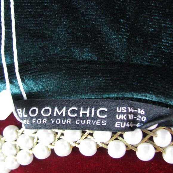 NWT BloomChic green lace dress 14/ 1 X - Picture 8 of 10